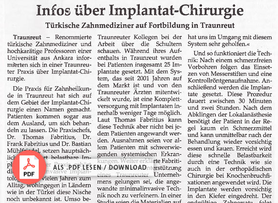 Bild Presseartikel Traunreuter Anzeiger vom 6. Mai 2016